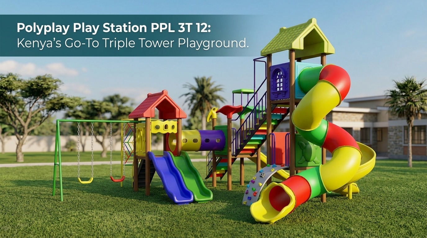 Polyplay Play Station Ppl 3T 12: Kenya’s Go-To Triple Tower Playground